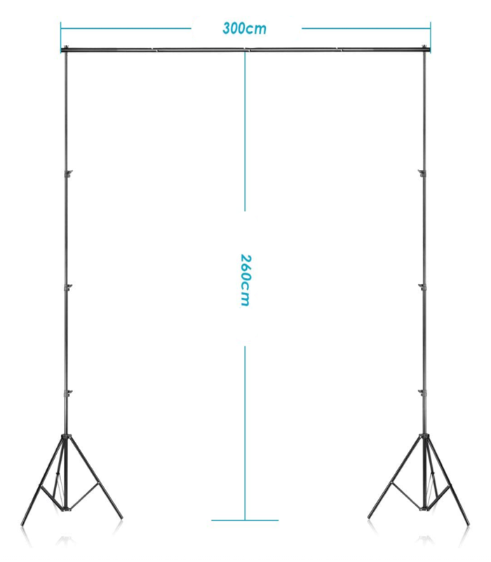 Neewer Fon Pərdə Dəsti 2.6×3