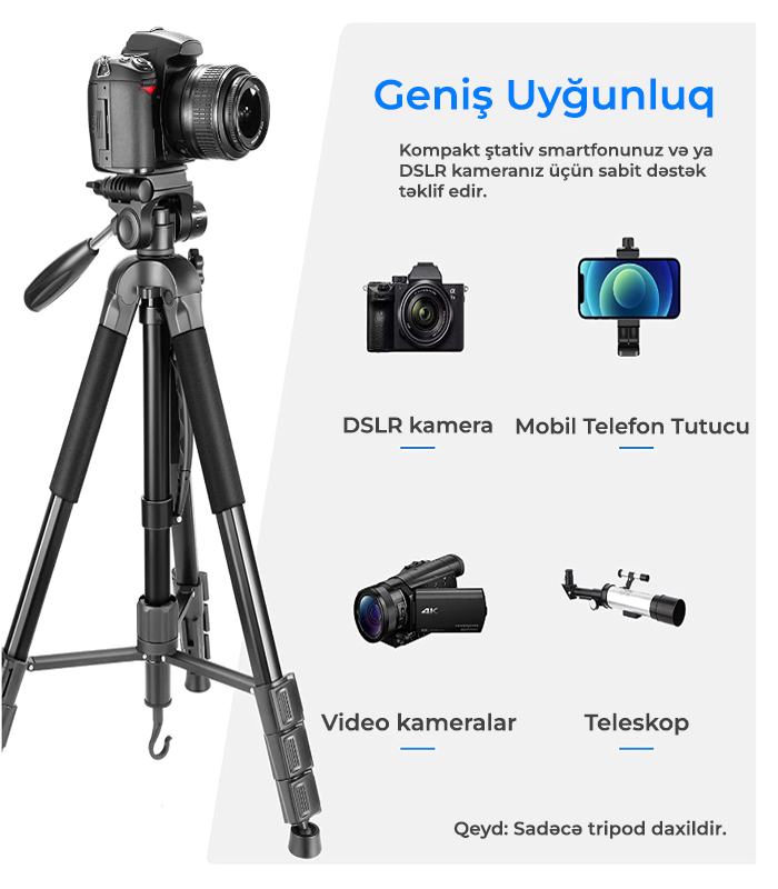 Neewer 70 Tripod-Monopod