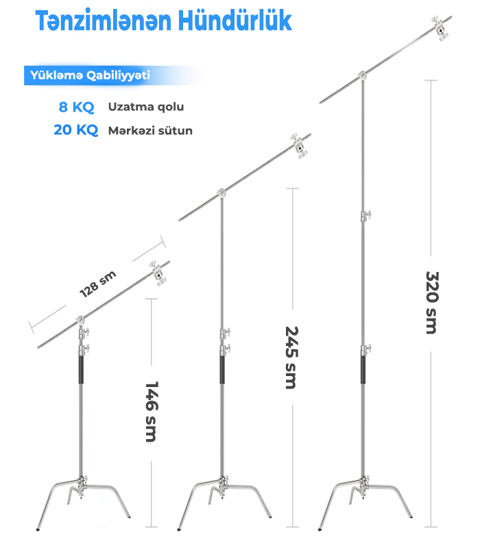 Neewer C Stand (320×128 sm)