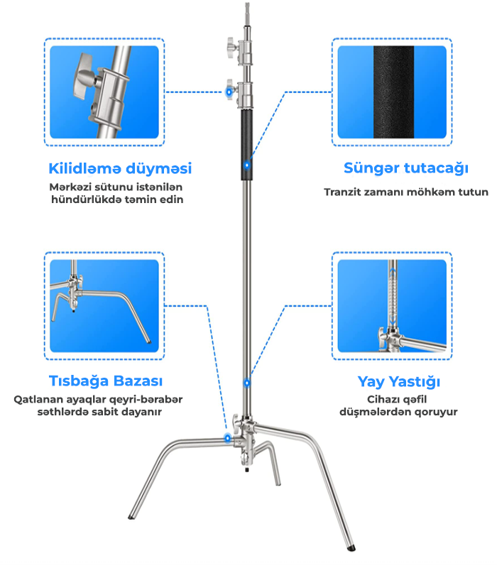 Neewer C Stand (320×128 sm)