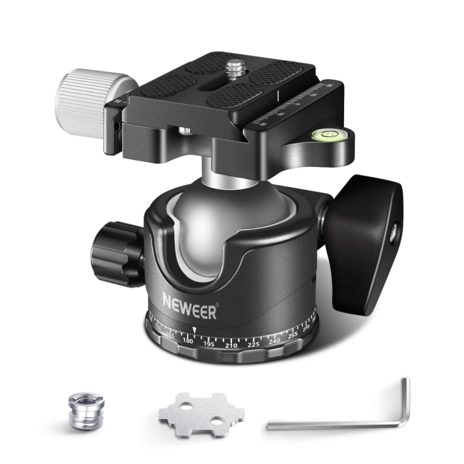 NEEWER GM36 36 MM Aşağı Profilli Tripod Top Başlığı