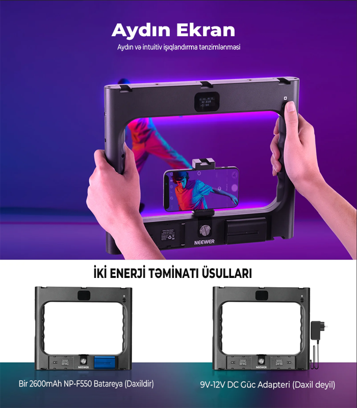 NEEWER RGB-A111 II Smartfon Video Rig