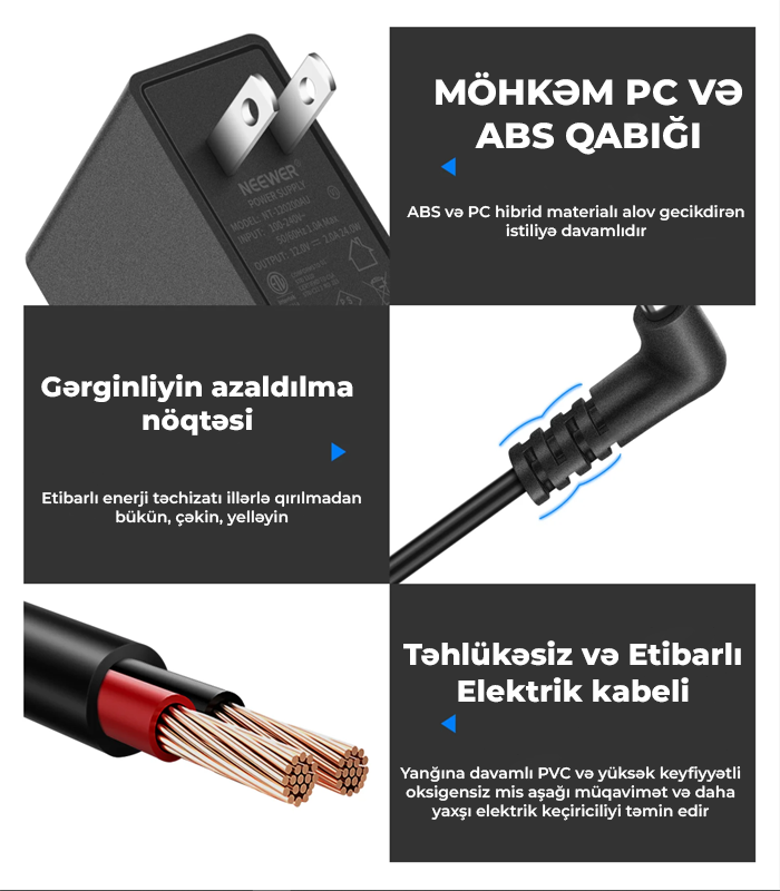 NEEWER NT-120200AU 12V 2A Adapter