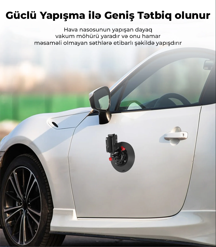 NEEWER CA006 Maşın üçün Vakum Dayaq