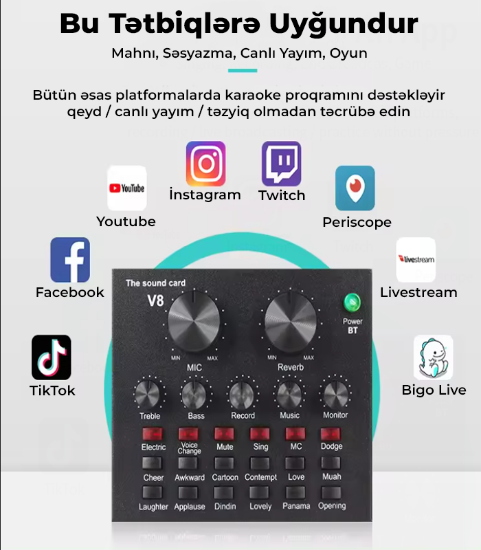 Vimi V8 Səs Kartı