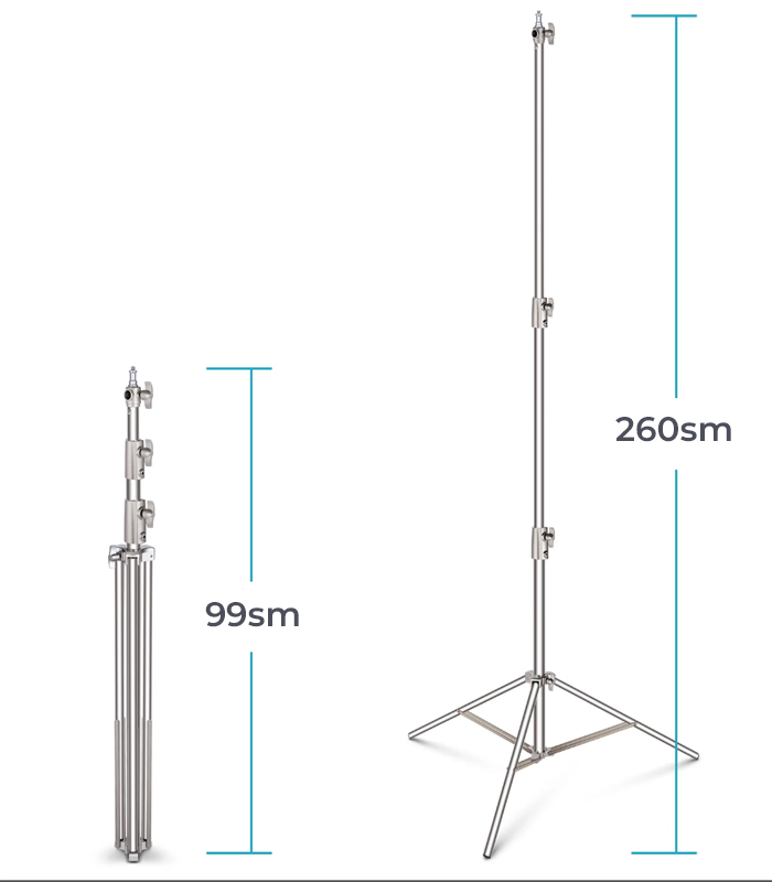 NEEWER Paslanmayan Polad Dayaq 260 sm