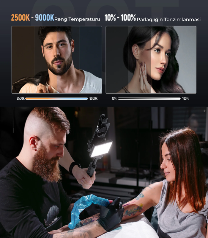 Neewer BL120B Telefon Tutacaqlı Led