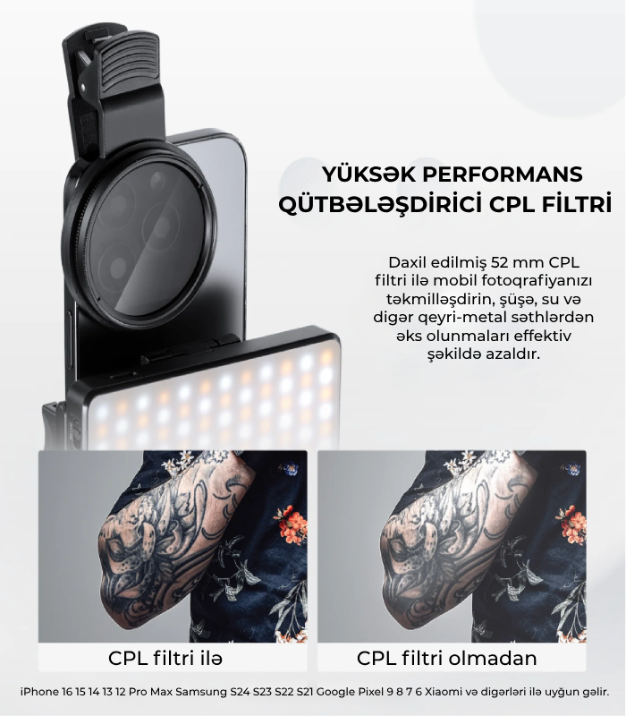 Neewer BL120B Telefon Tutacaqlı Led