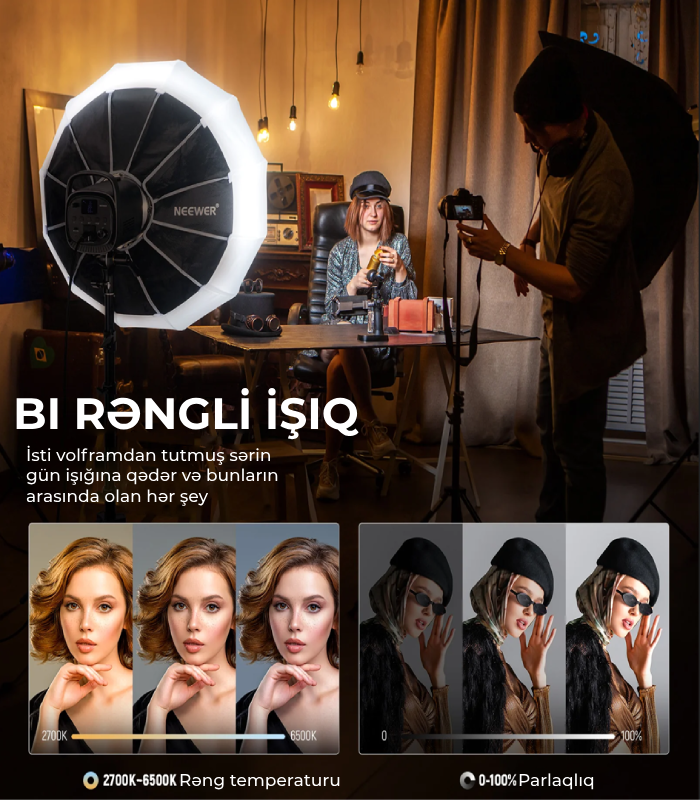 Neewer CB120B 120W Daimi İşıq
