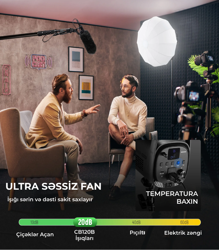 Neewer CB120B 120W Daimi İşıq