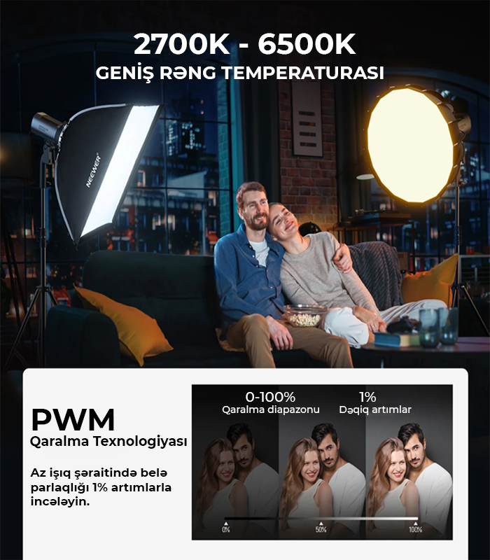 Neewer MS150B 130W Daimi İşıq