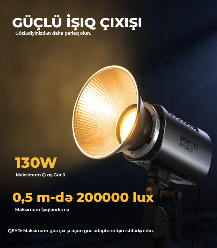 Neewer MS150B 130W Daimi İşıq