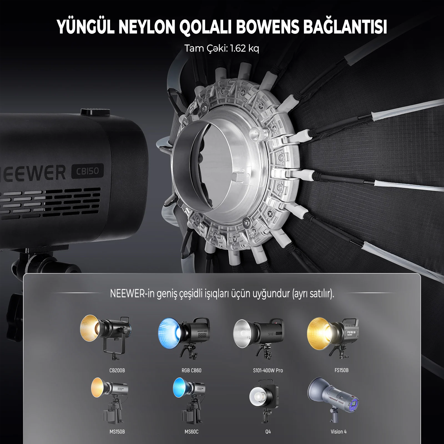 Neewer NS120P Parabolik Softboks 120 sm