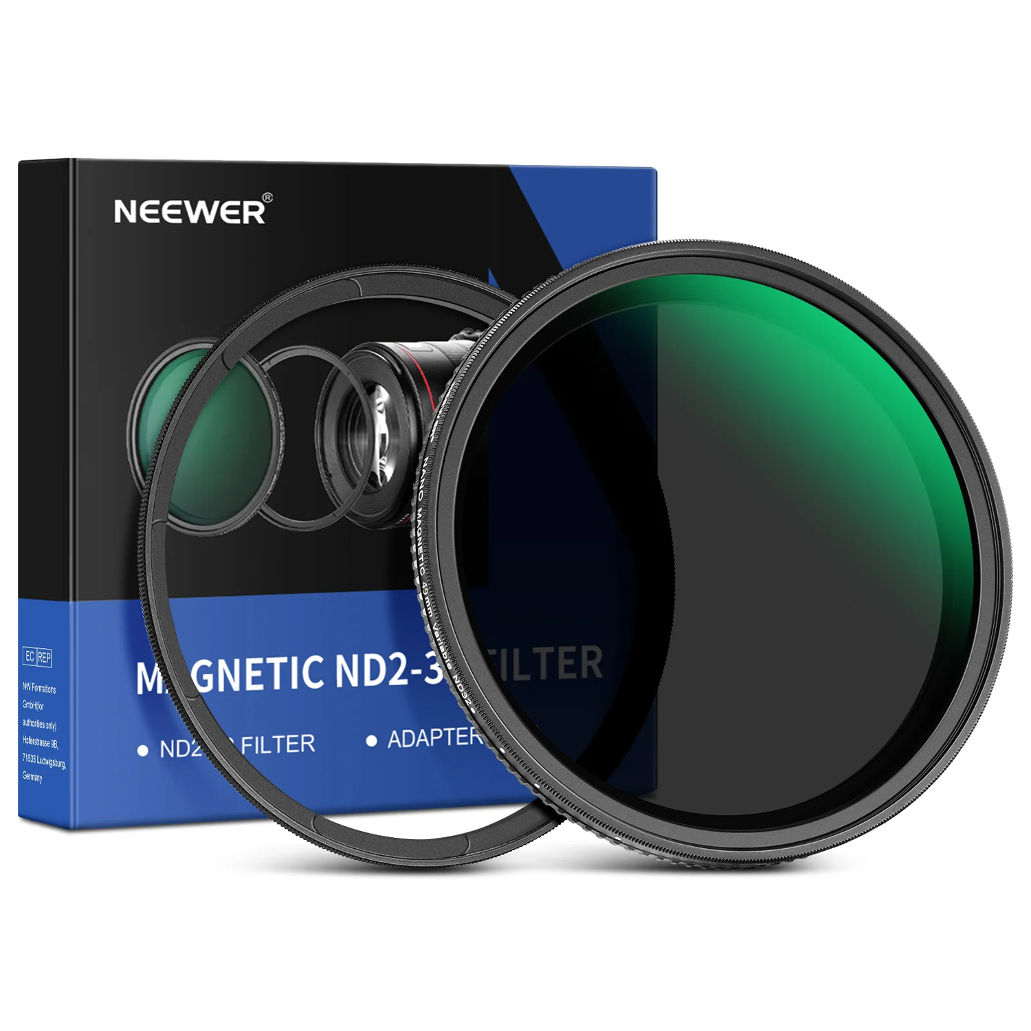 Neewer ND2-ND32 Maqnit Dəyişən Filter 82 mm