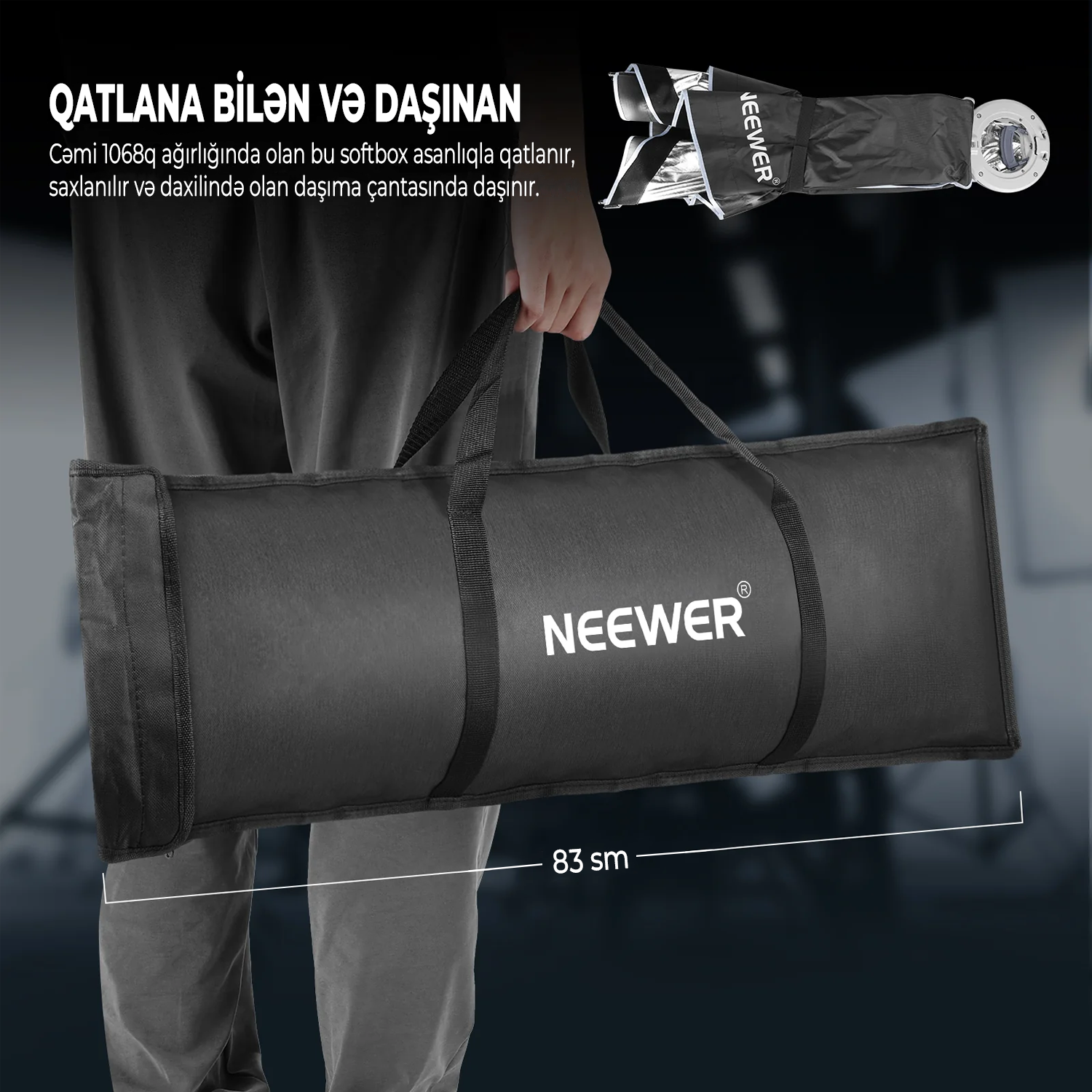 Neewer NS93P 60x90 Softboks Grid ilə