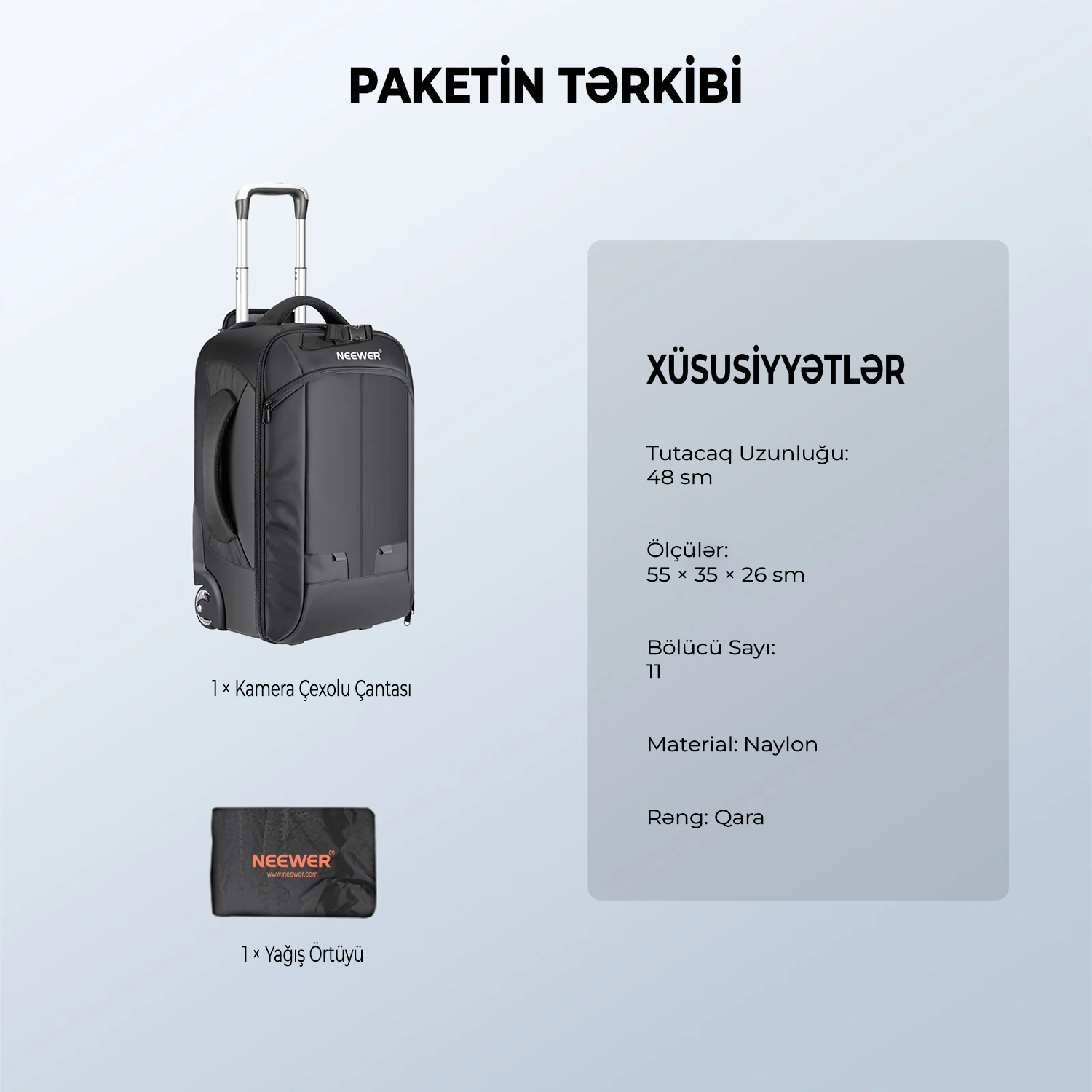 Kamera Səyahət Daşıma Çantası (NW3300)
