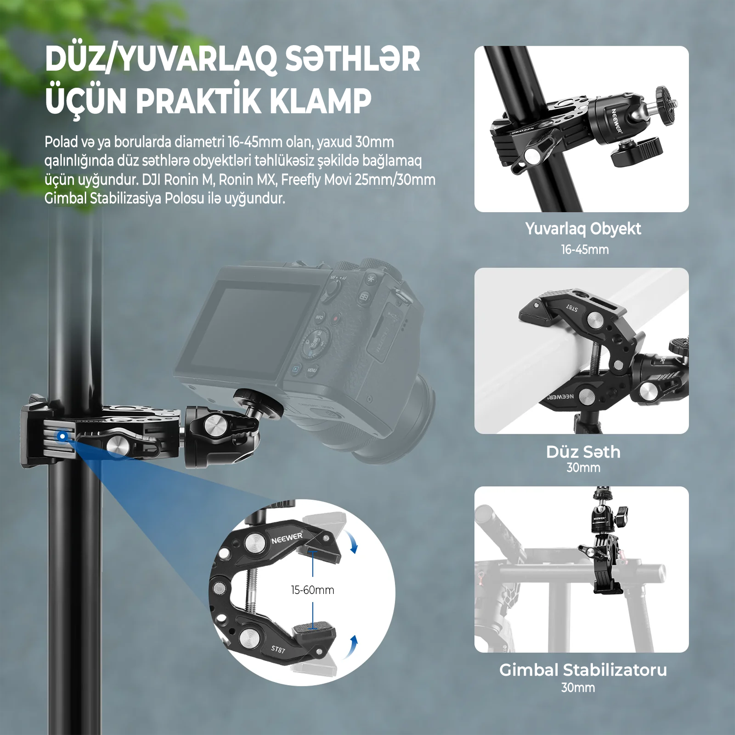 NEEWER ST87 Super Şpılka Başlıq