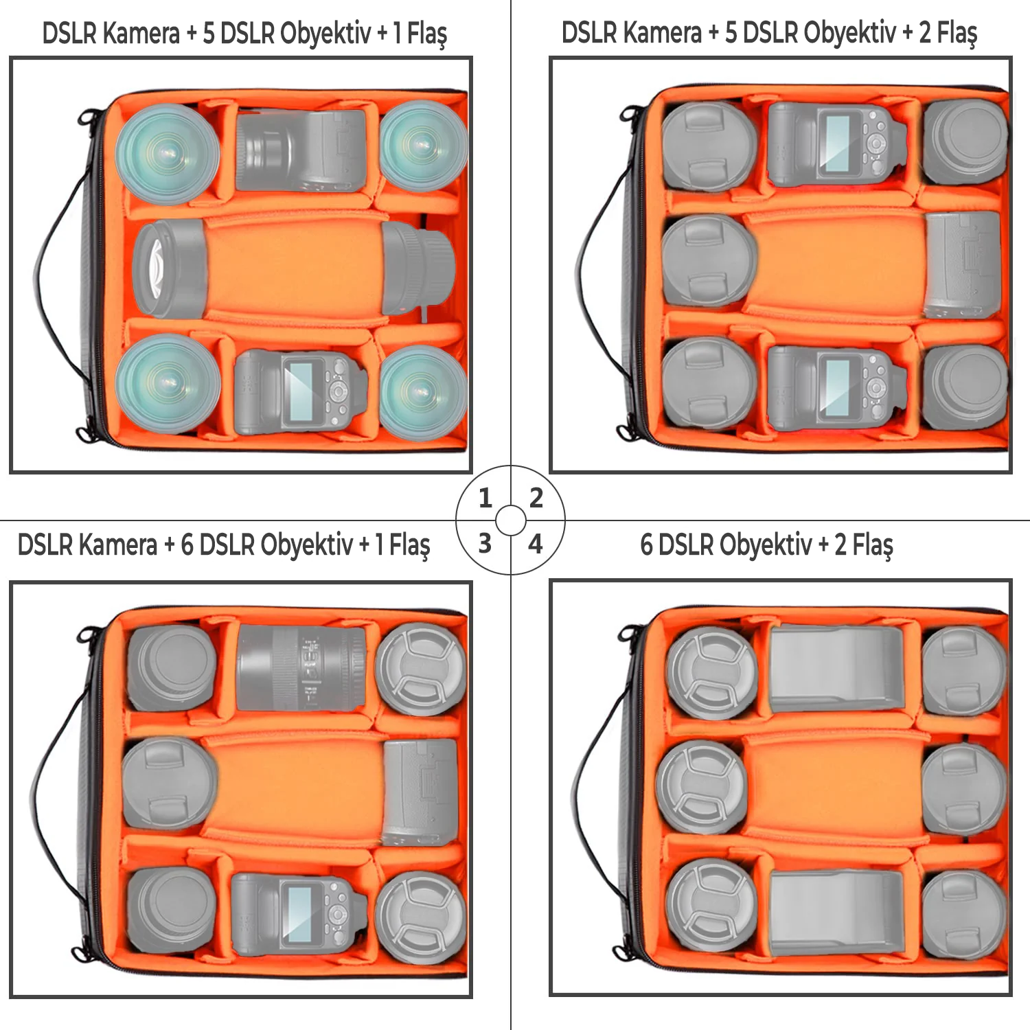 NEEWER 22x15x32 sm Kamera Çanta
