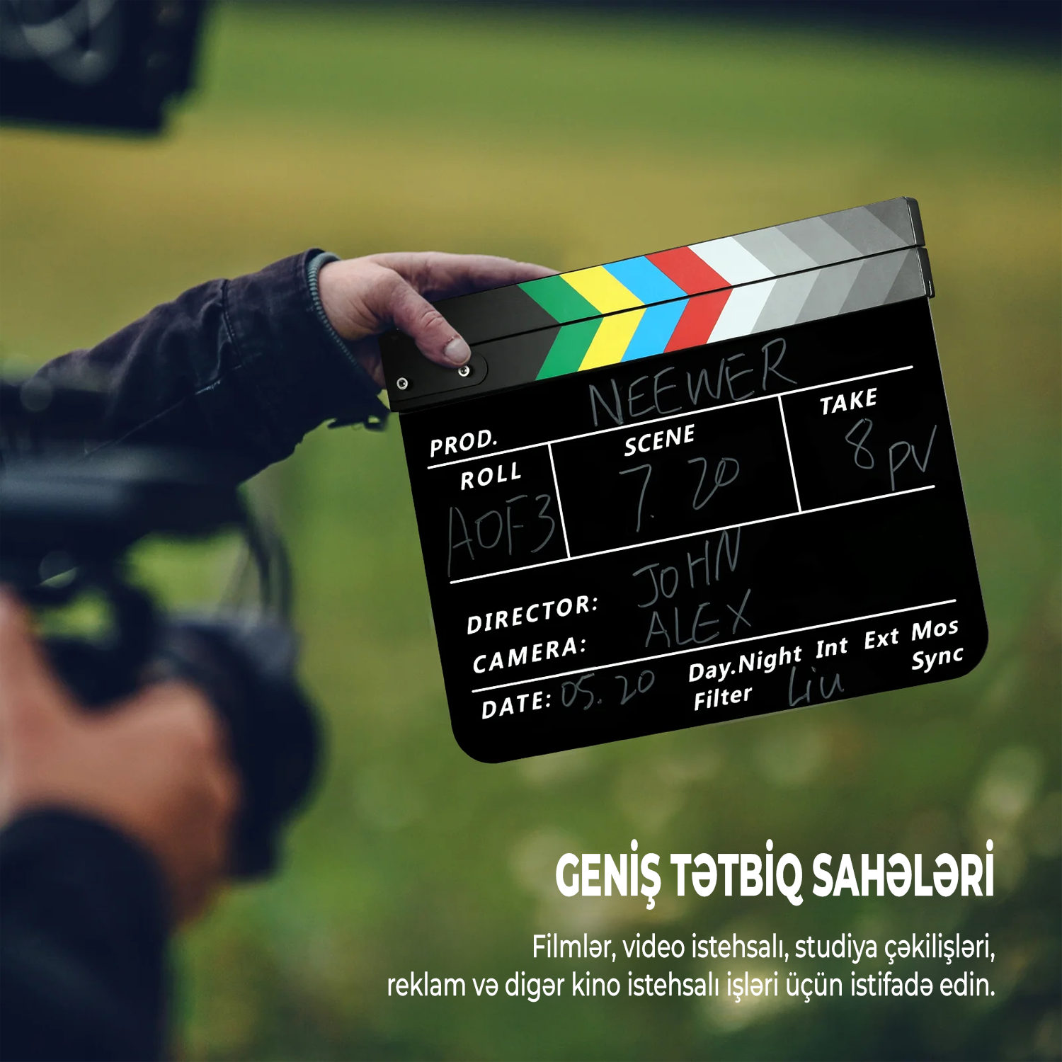 NEEWER Akril Rejissor Taxtası Qara