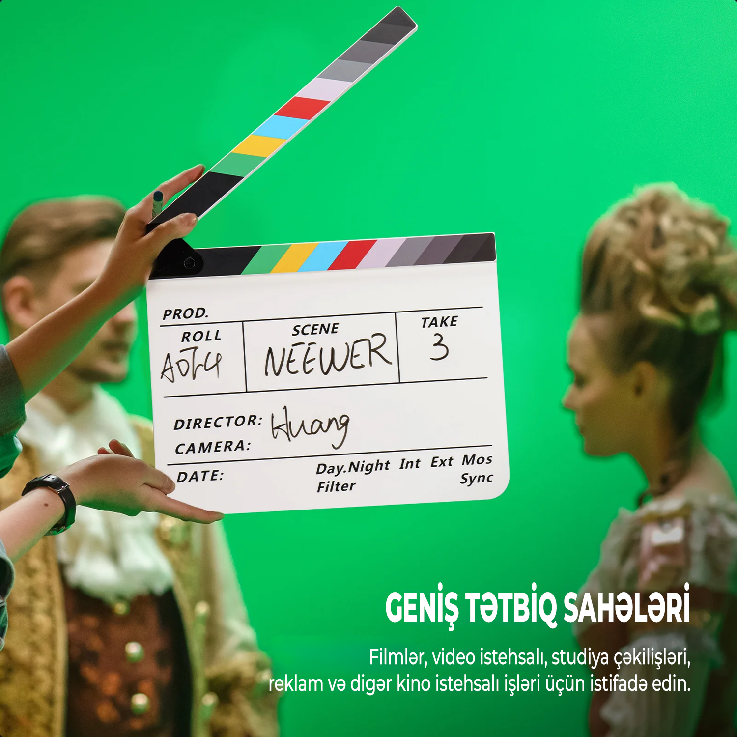NEEWER Akril Rejissor Taxtası Ağ