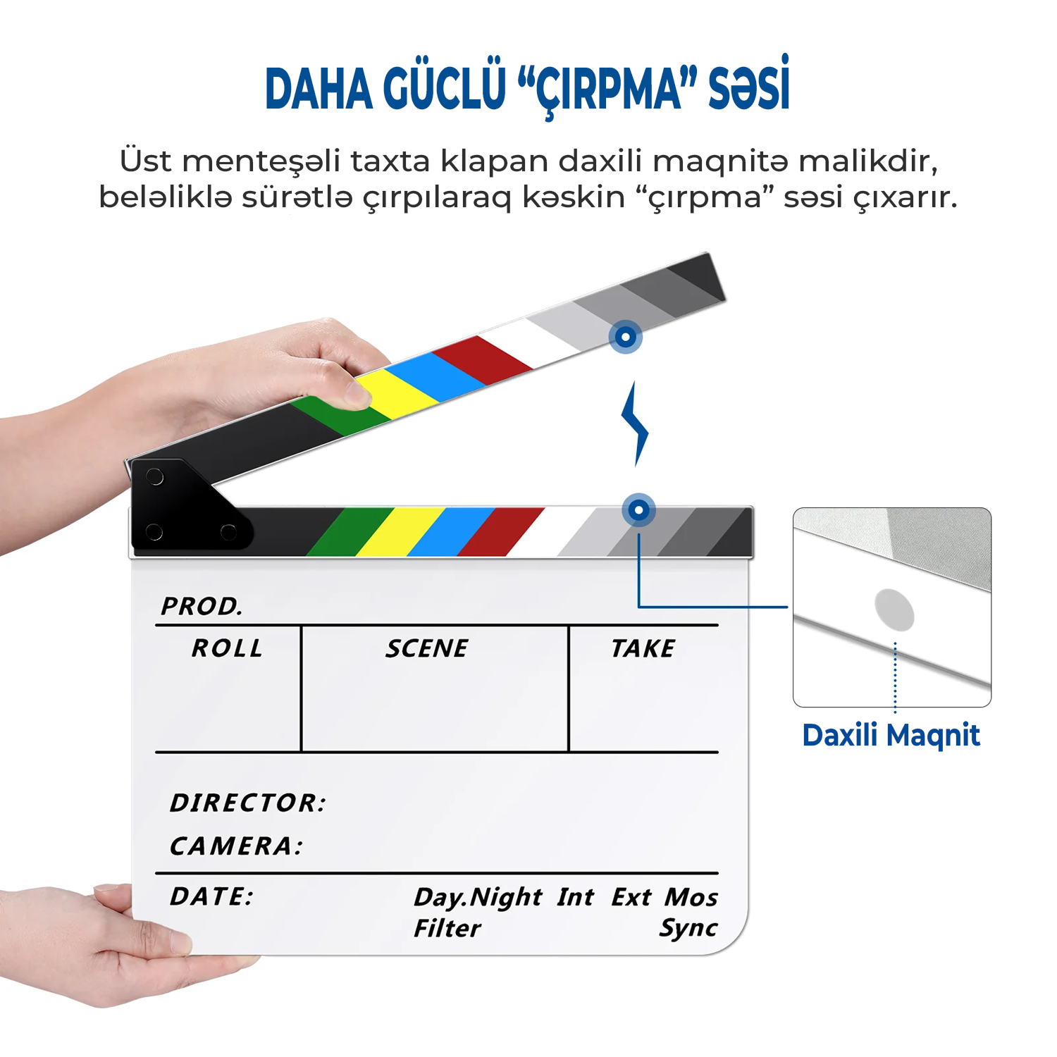 NEEWER Akril Rejissor Taxtası Ağ