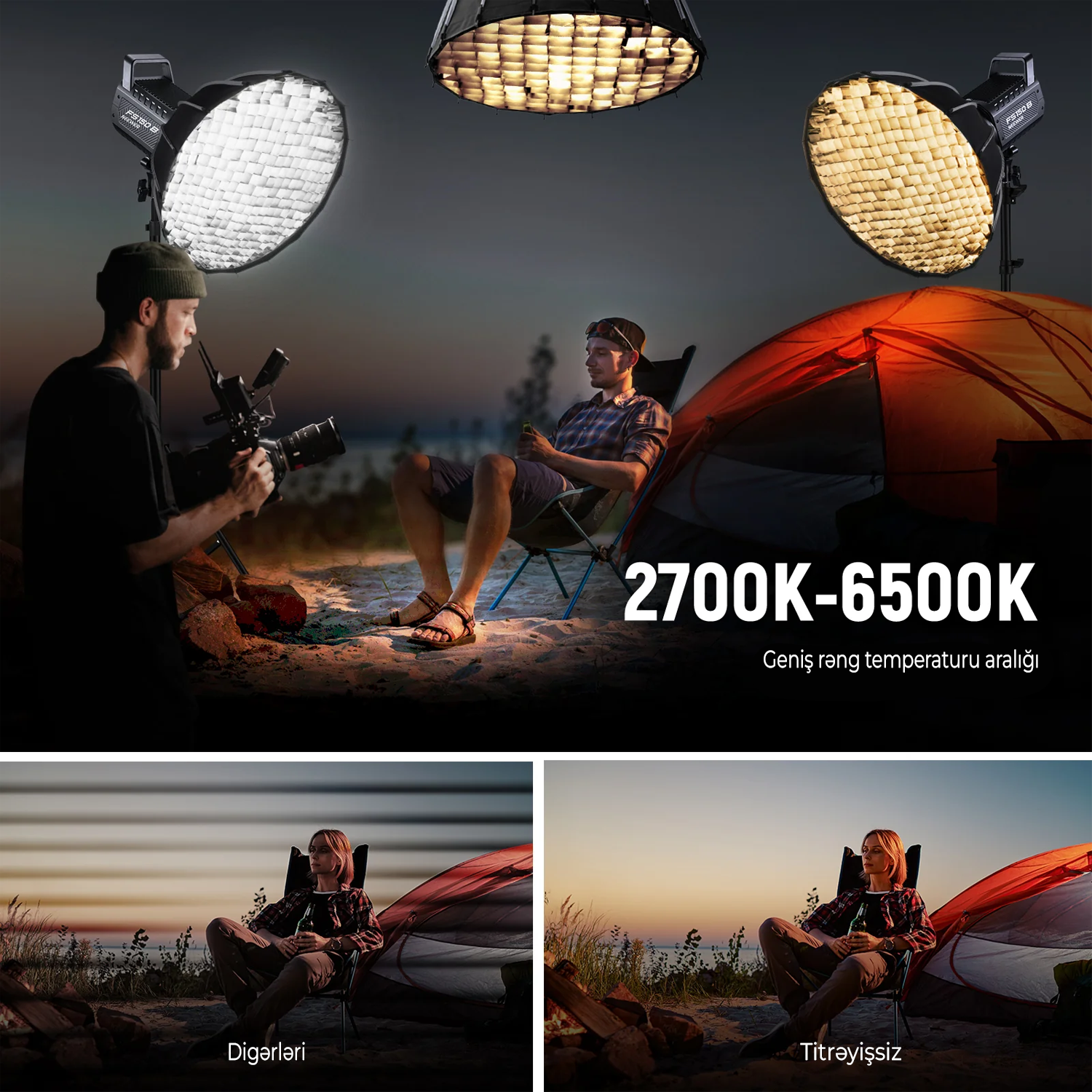 NEEWER FS150B 130W İkili Rəngli Daimi İşıq