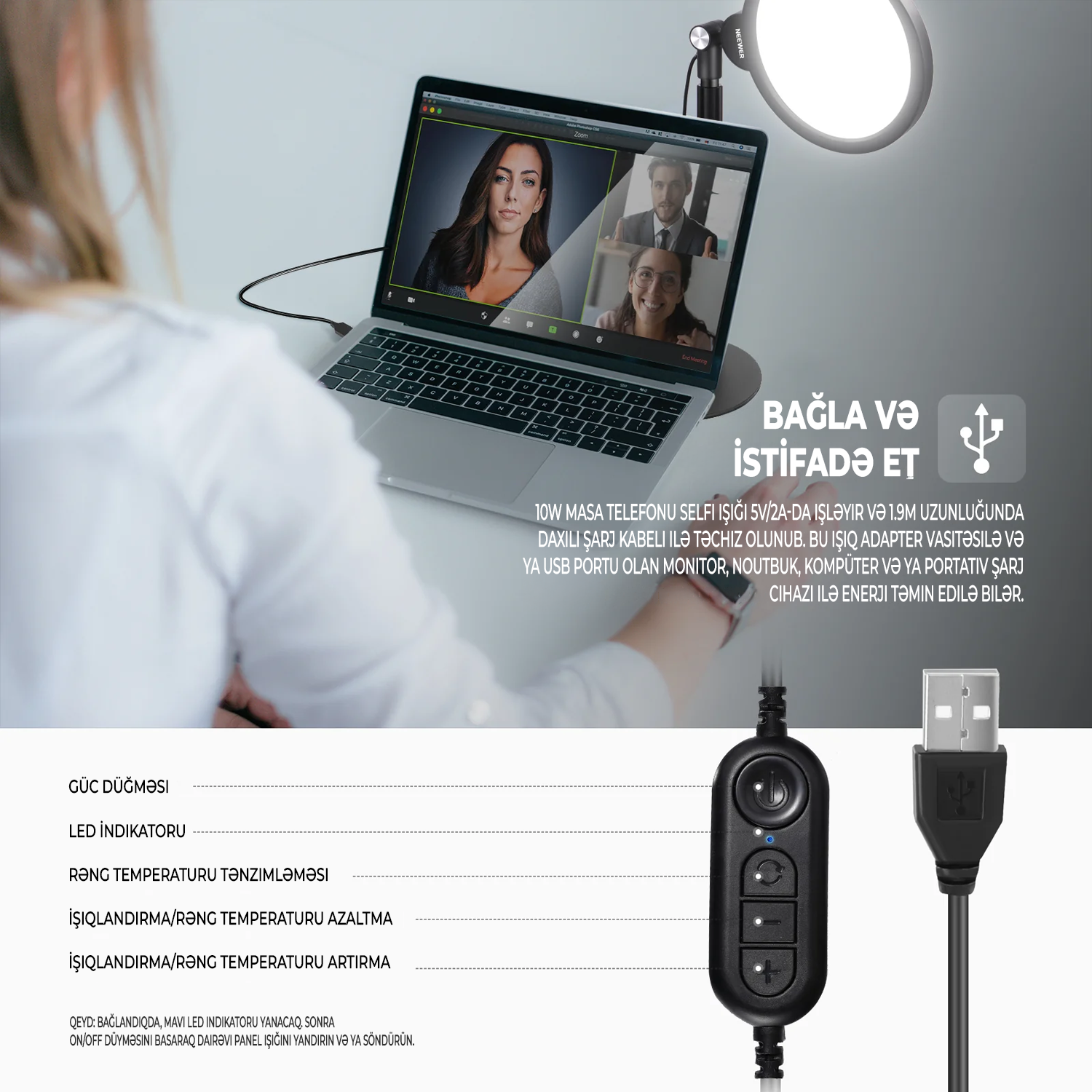 NEEWER R06 Telefon Selfi İşığı
