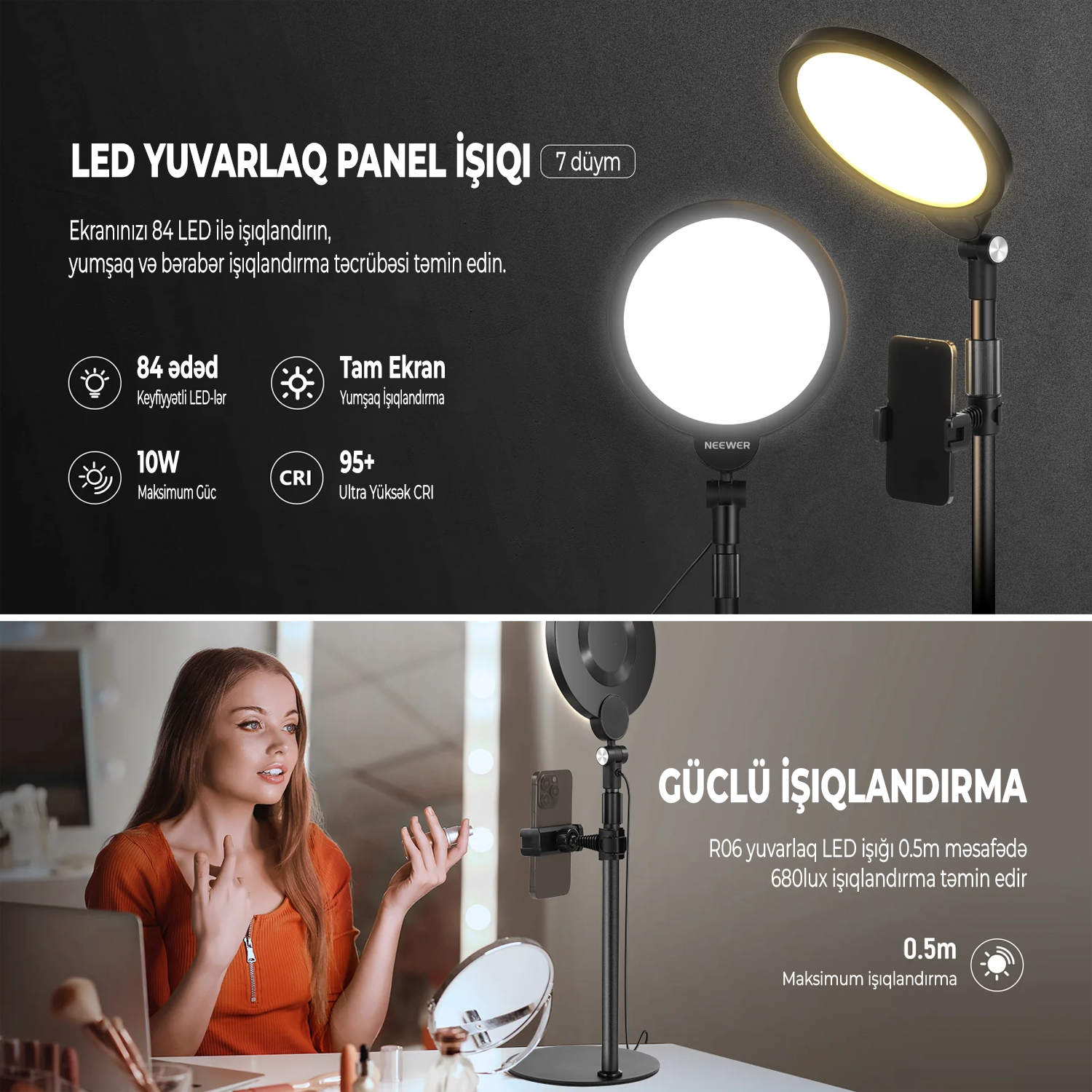 NEEWER R06 Telefon Selfi İşığı
