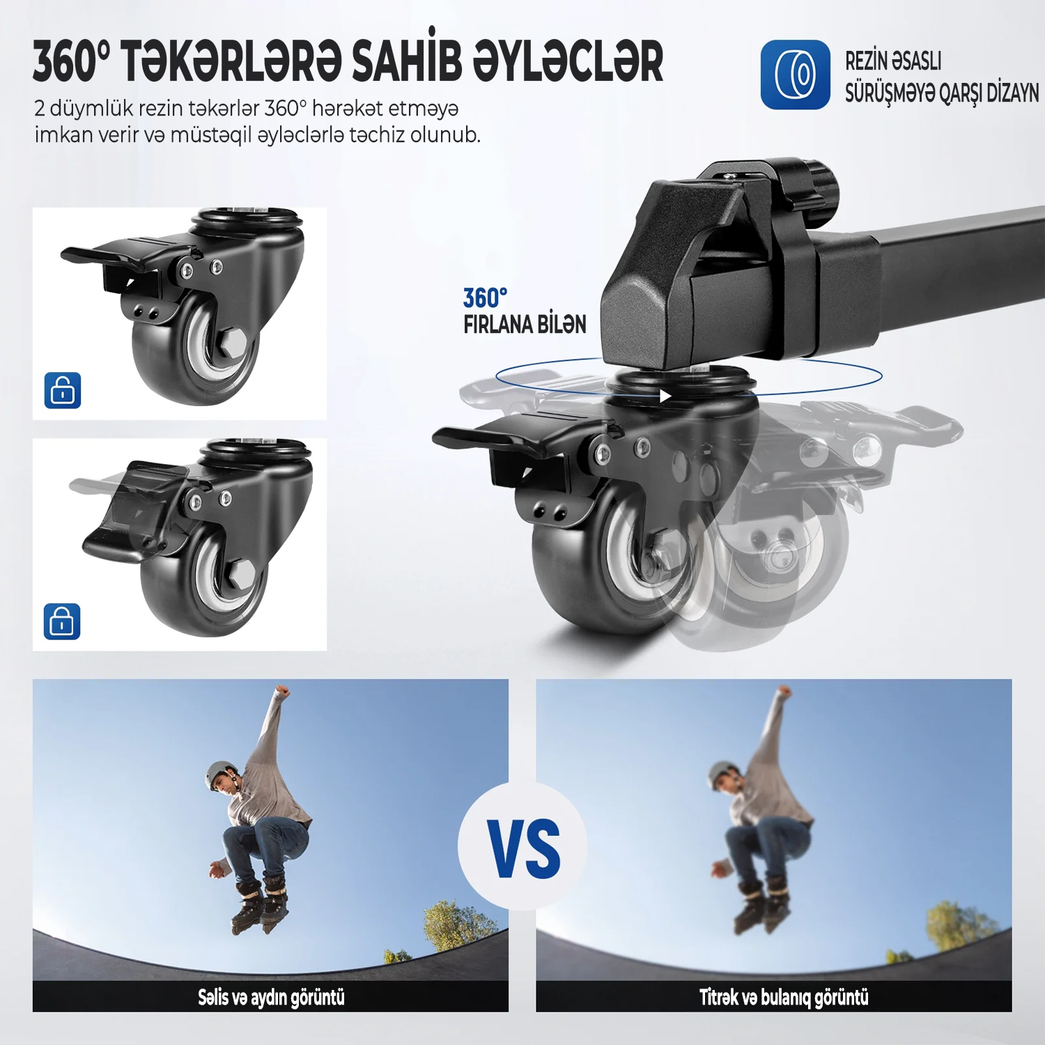 NEEWER TS009 Tripod və Dayaqlar Üçün Təkər