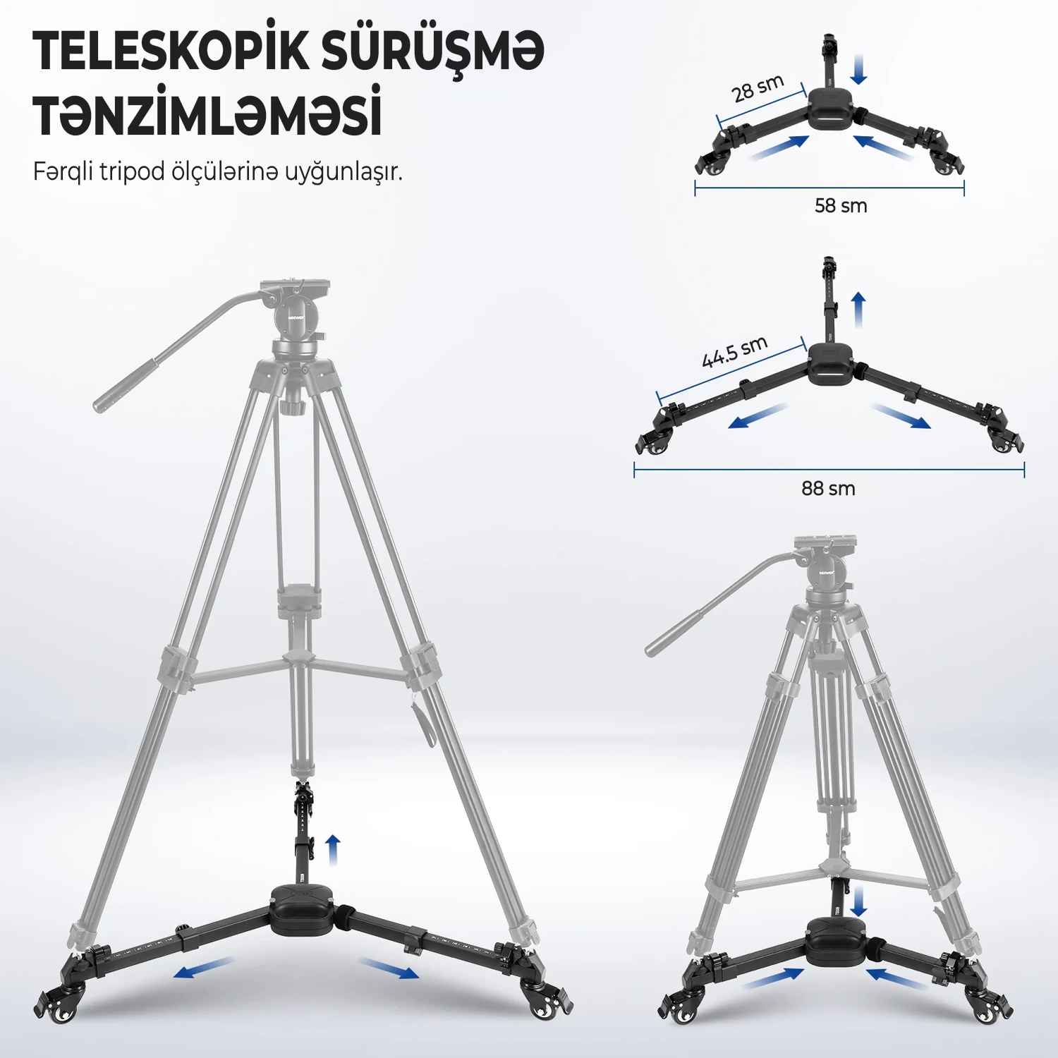 NEEWER TS009 Tripod və Dayaqlar Üçün Təkər