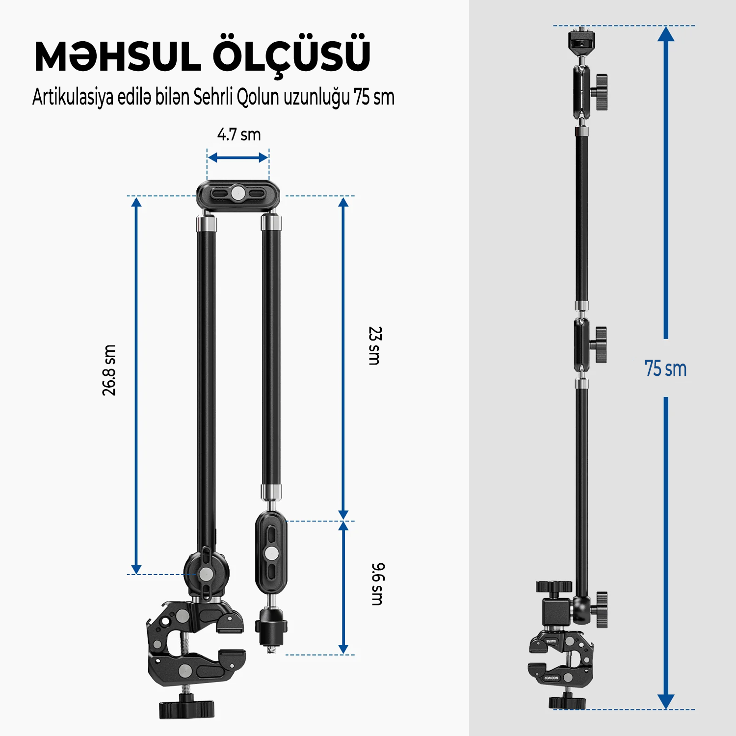 NEEWER UA056 Telefon Üçün Əyilən Sehirli Dayaq