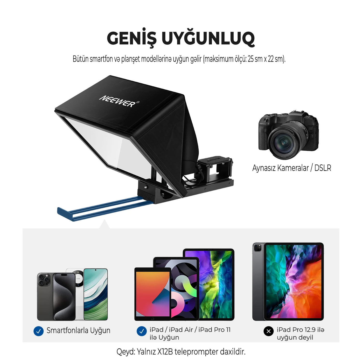 NEEWER X12B Teleprompter
