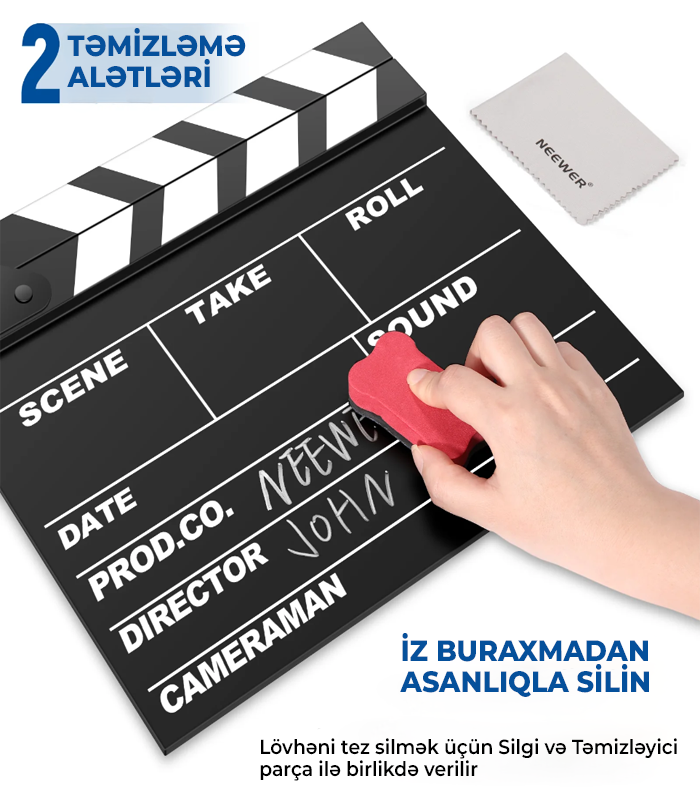NEEWER Taxta Rejissor Dəsti 30x27 sm