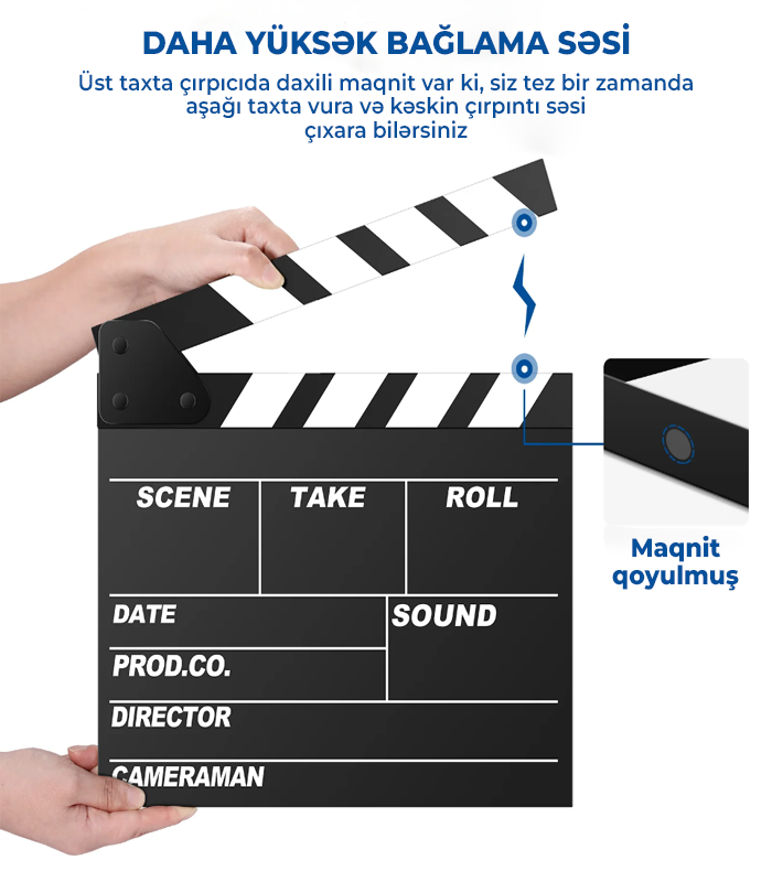 NEEWER Taxta Rejissor Dəsti 30x27 sm