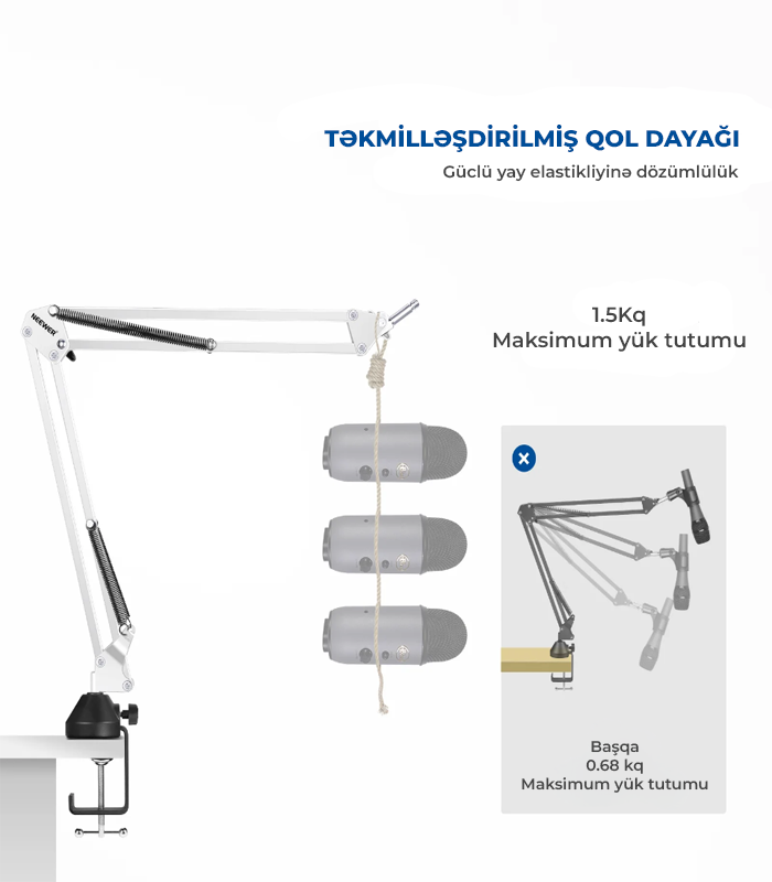 NEEWER NW-35W Mikrafon Dayaq