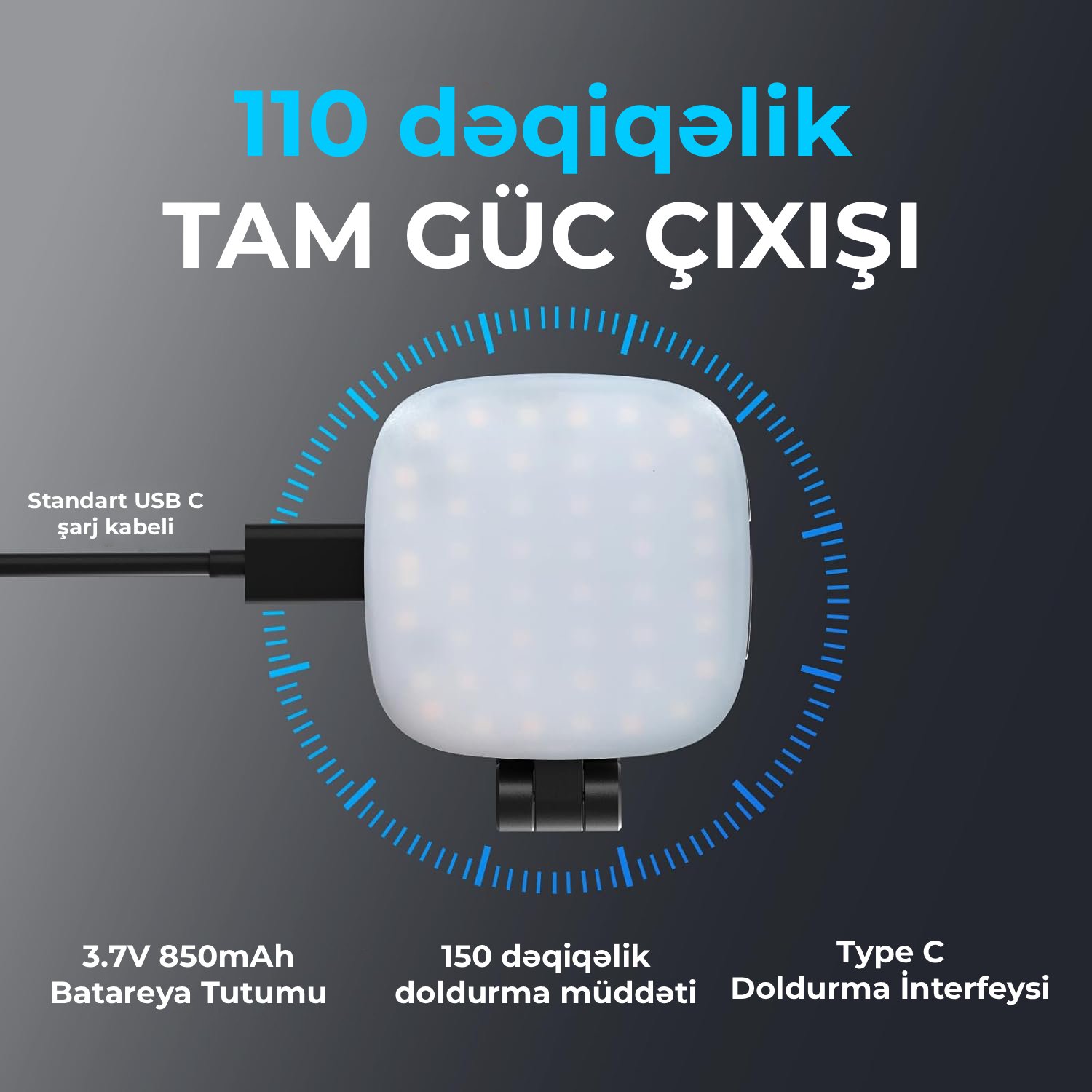 NEEWER NL48B iPhone Üçün Maqnitli Selfi İşığı