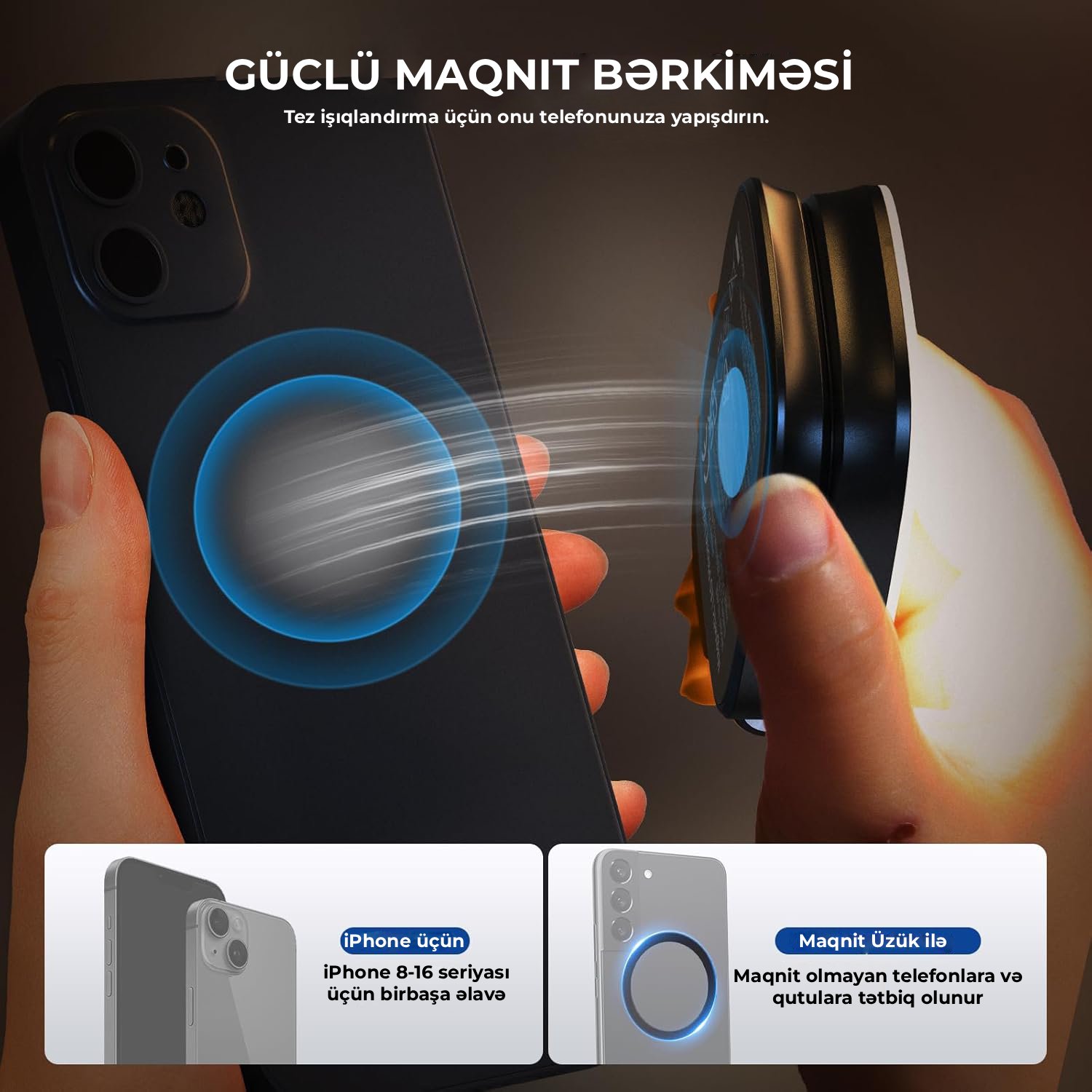 NEEWER NL48B iPhone Üçün Maqnitli Selfi İşığı