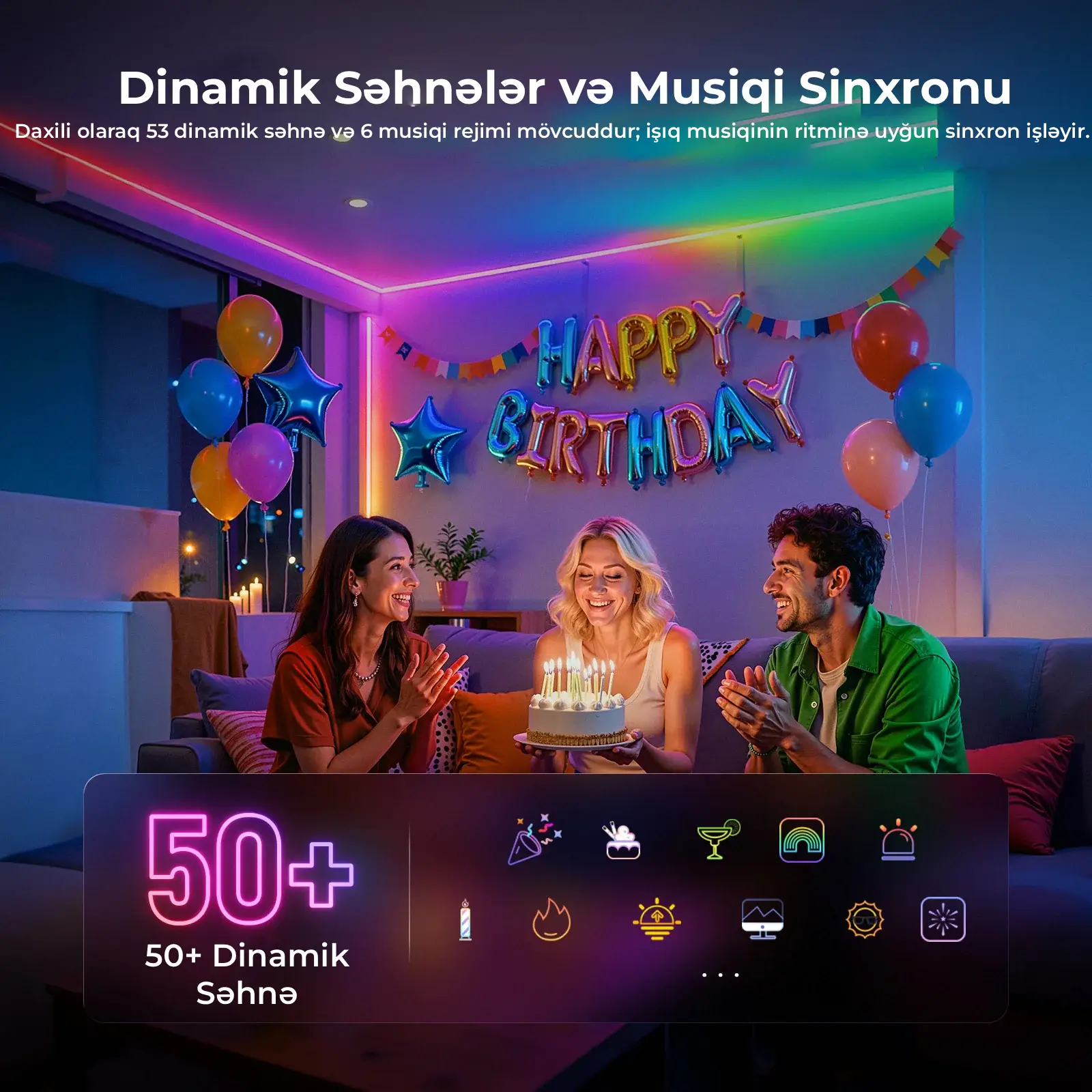 NEEWER NS01  RGB LED İşıq Zolağı (ön işıqlandırmalı)