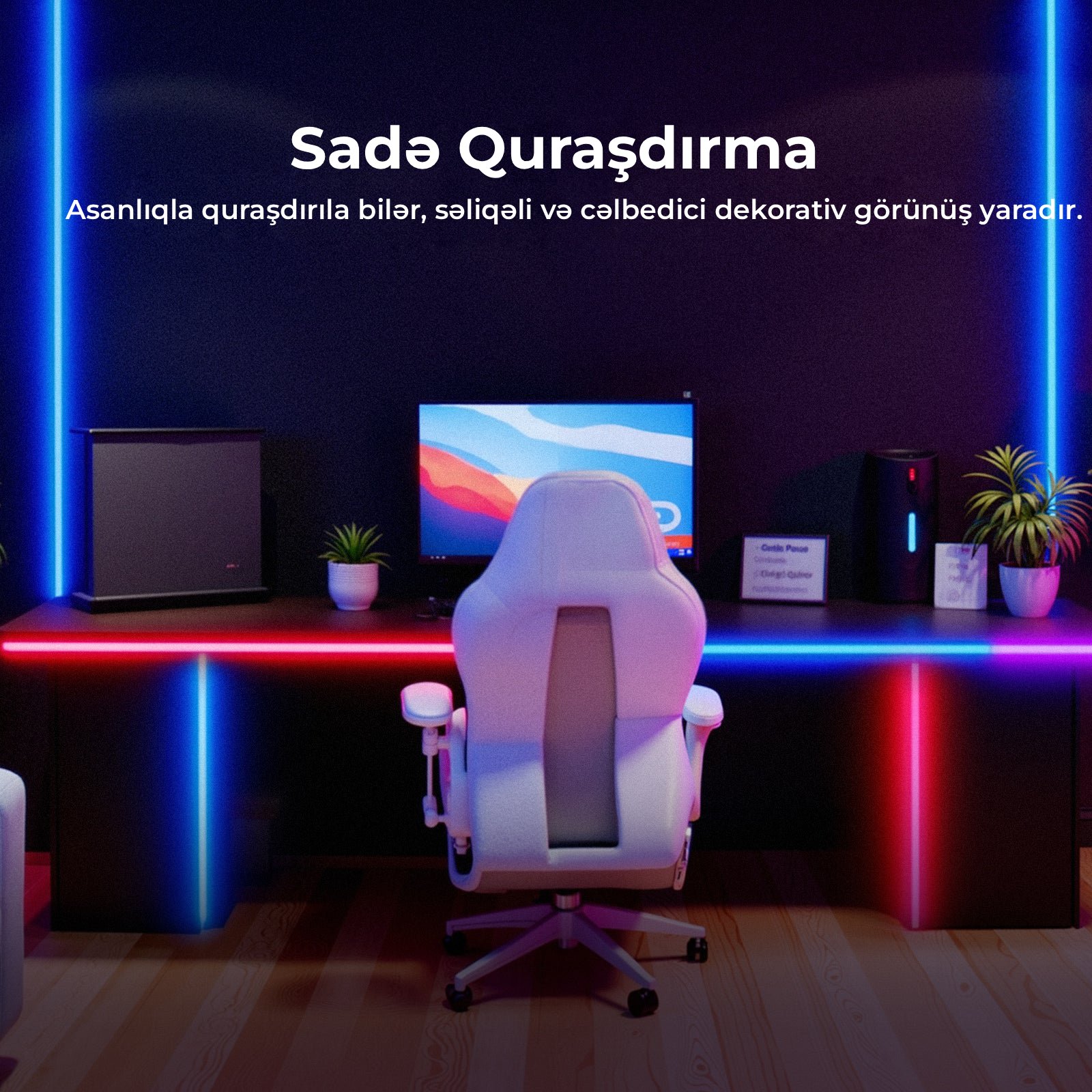 NEEWER NS01  RGB LED İşıq Zolağı (ön işıqlandırmalı)