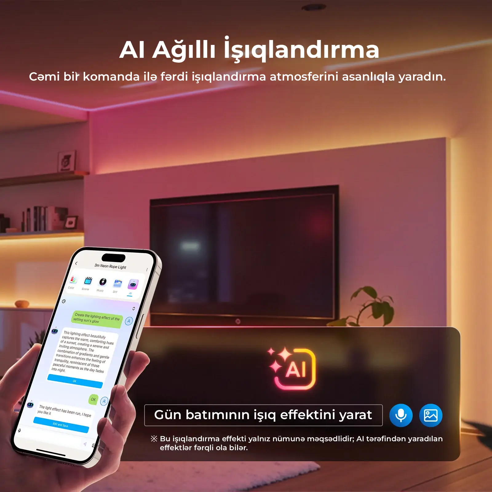 NEEWER NS01  RGB LED İşıq Zolağı (ön işıqlandırmalı)