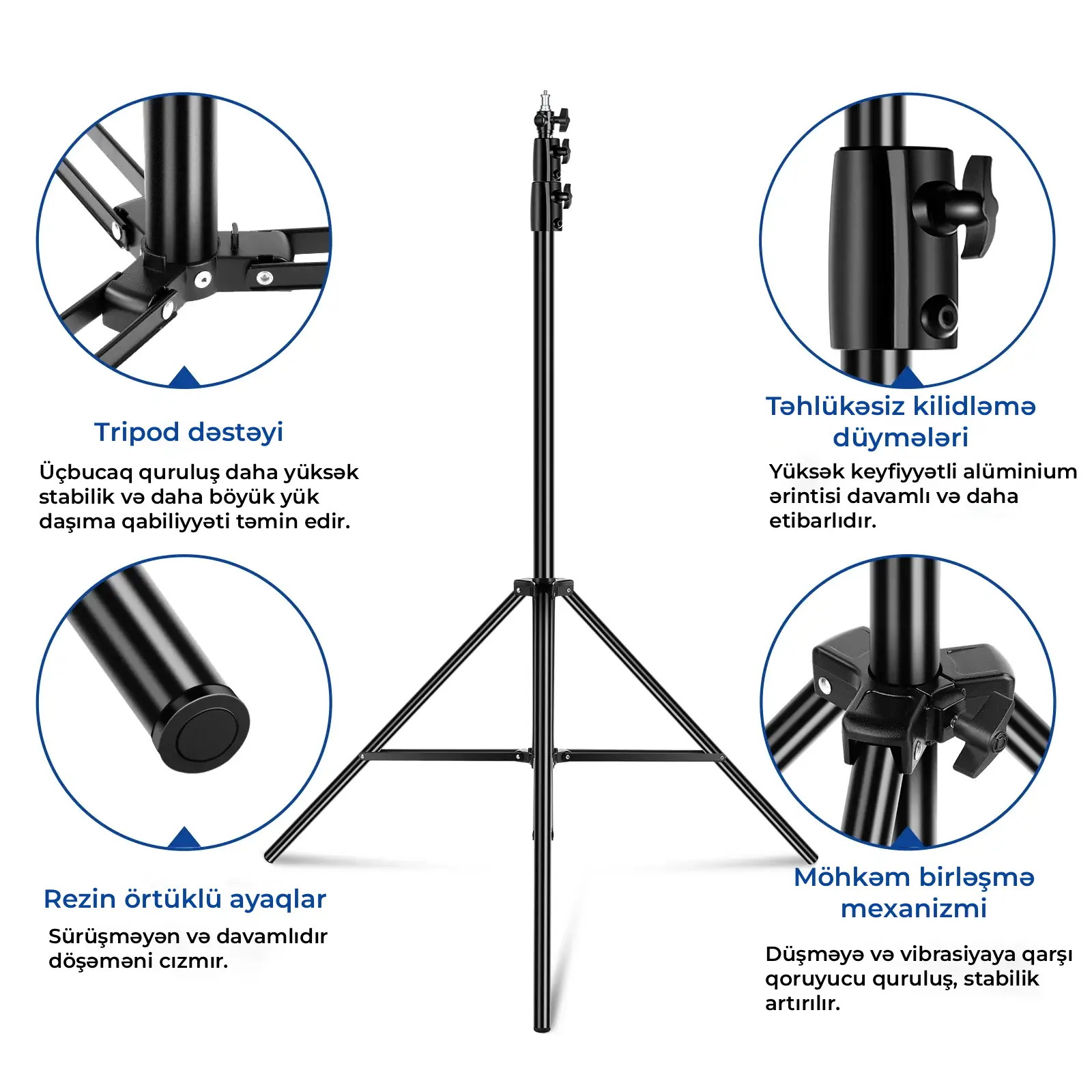 NEEWER ST-260AC  260 sm Amortizasiyalı İşıq Dayağı