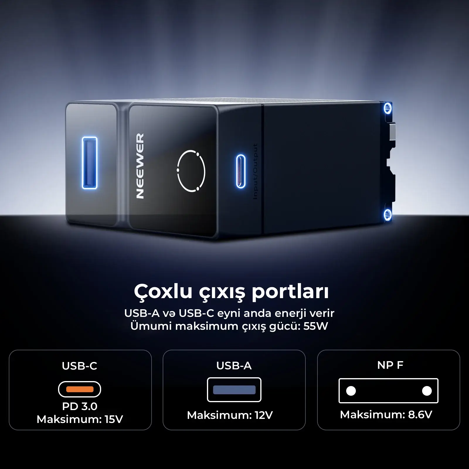NEEWER NW-F970U 10500mAh Batareya (Sensor Ekranlı)