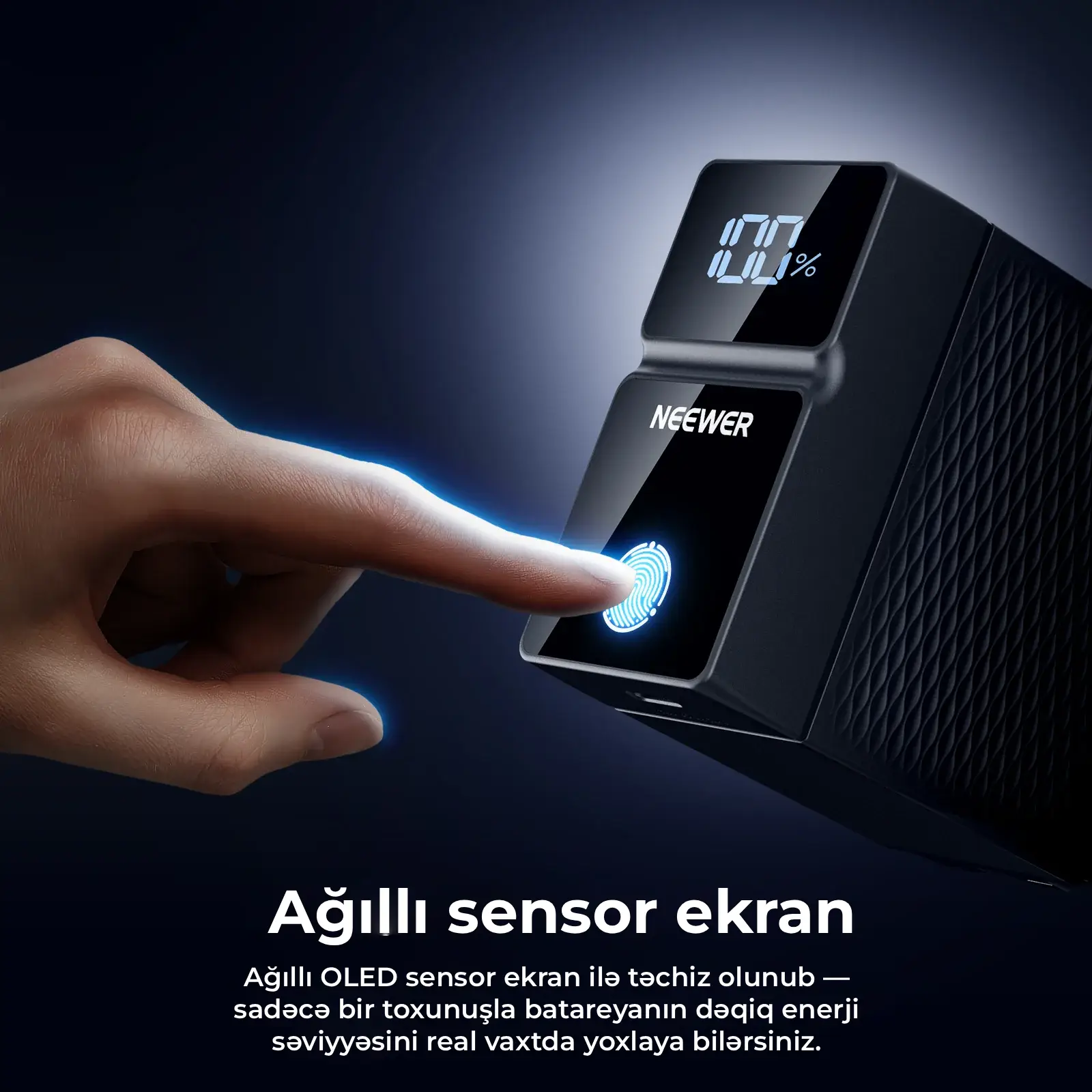 NEEWER NW-F970U 10500mAh Batareya (Sensor Ekranlı)