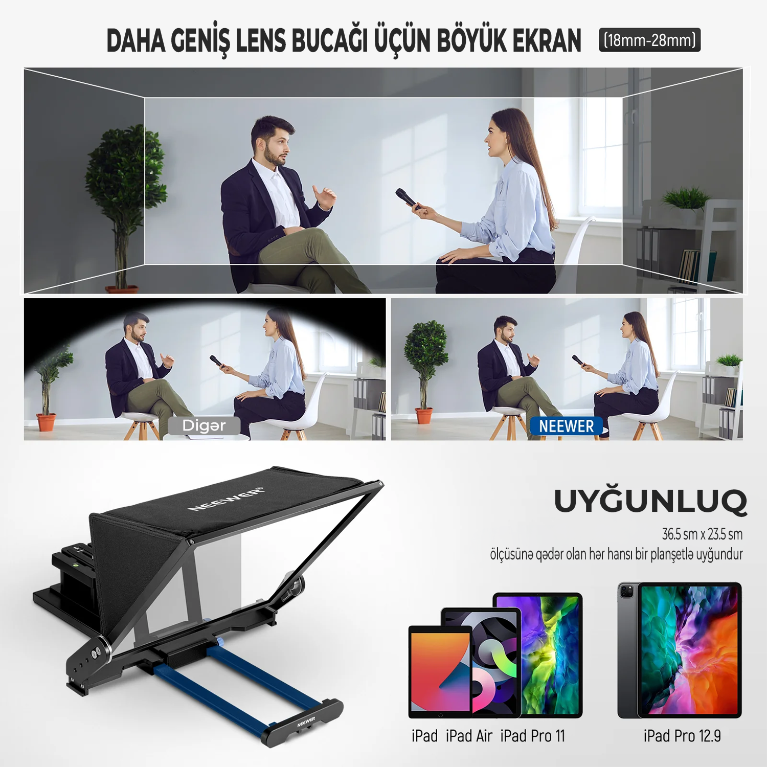 NEEWER X17 II Teleprompter