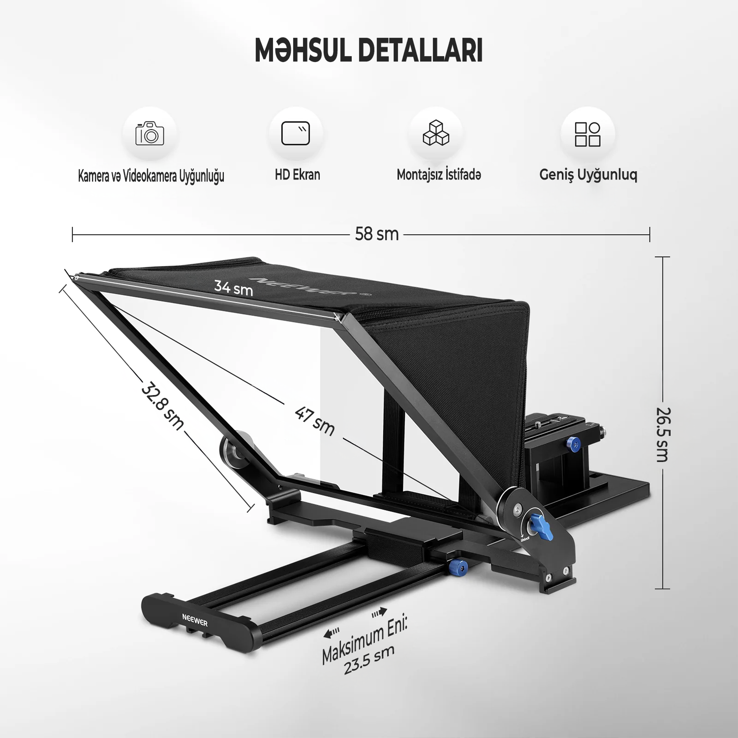 NEEWER X17 II Teleprompter