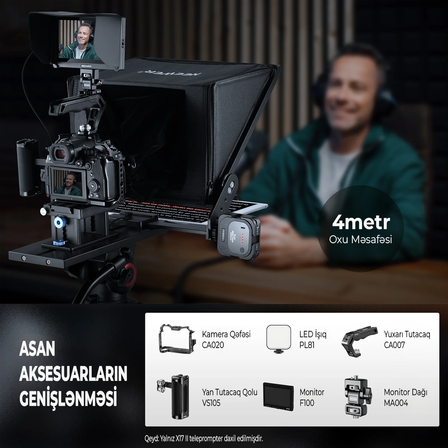 NEEWER X17 II Teleprompter