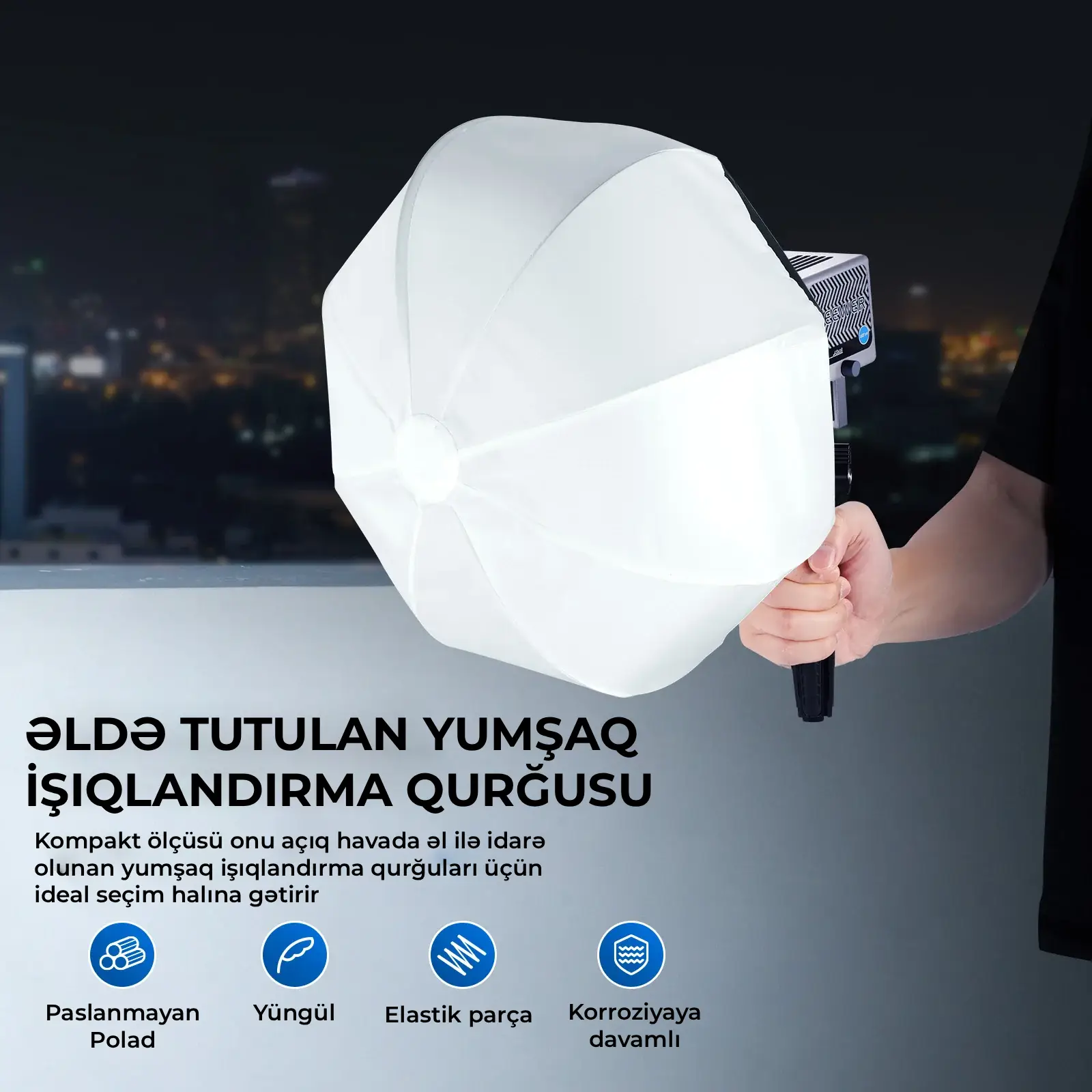 NEEWER NS7L 30 sm Fənər Formalı Softboks