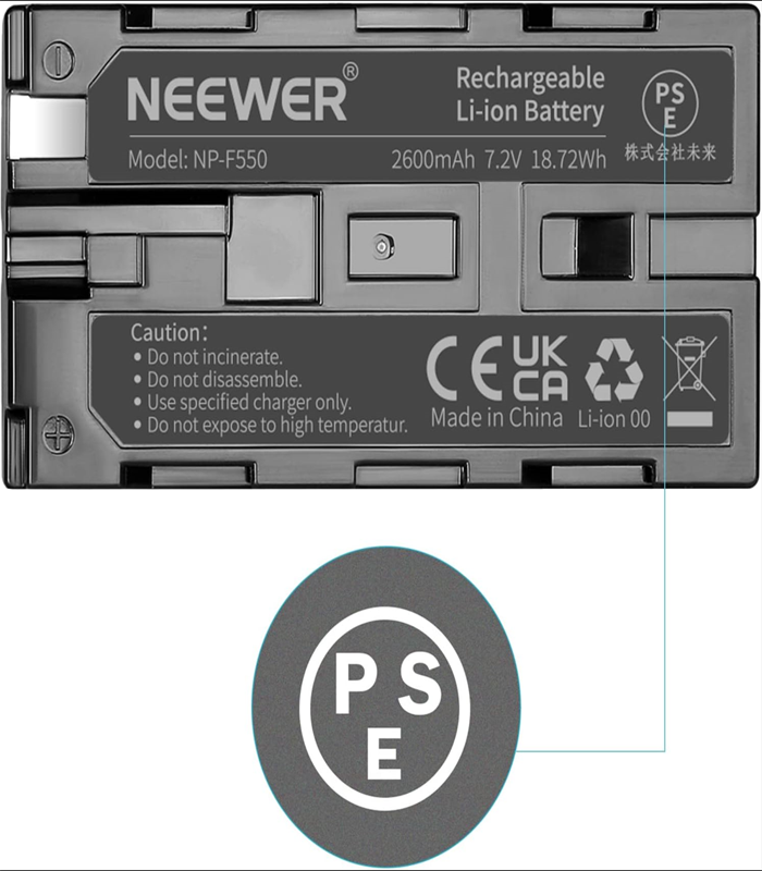 Neewer NP-F550 Batareya 2600MAH