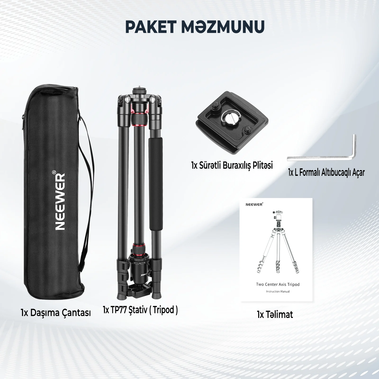 NEEWER 77 Alminium Kamera Monopod Tripod