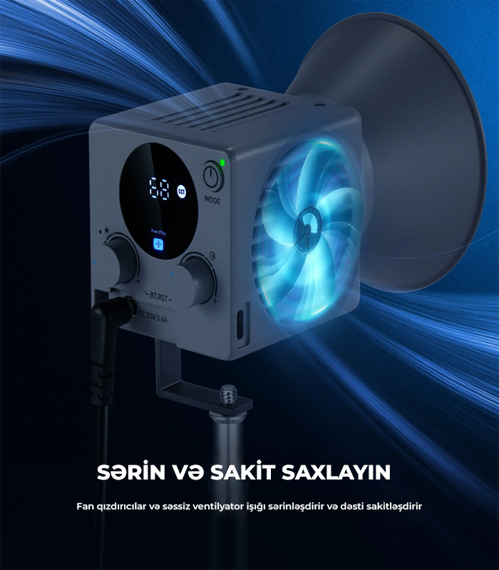 NEEWER HS60B 60W İkirəngli Mini COB LED Video İşıq